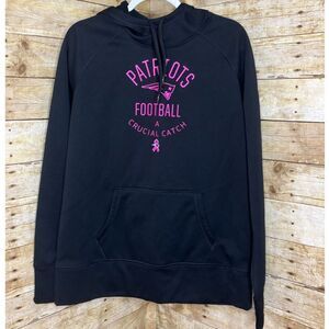 NIKE/ NFL APPAREL NEW ENGLAND PATRIOTS CRUCIAL CATCH CANCER AWARENESS HOODIE